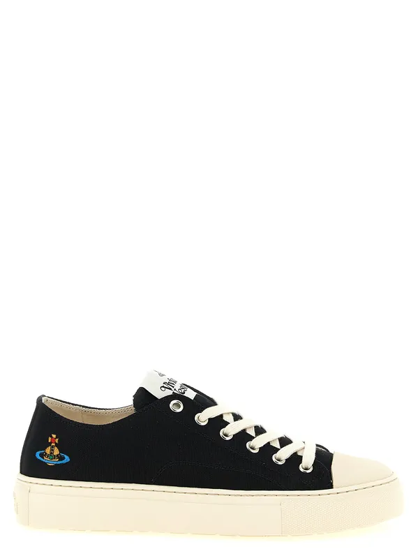 Plimsoll Sneakers White/Black - Vivienne Westwood