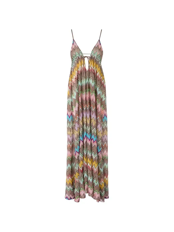 Zig Zag Long Cover Up - Missoni Beachwear Pre