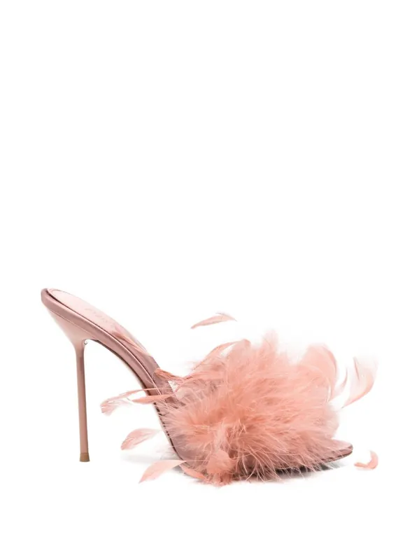 Lidia Patent Leather Heel Sandals - Paris Texas