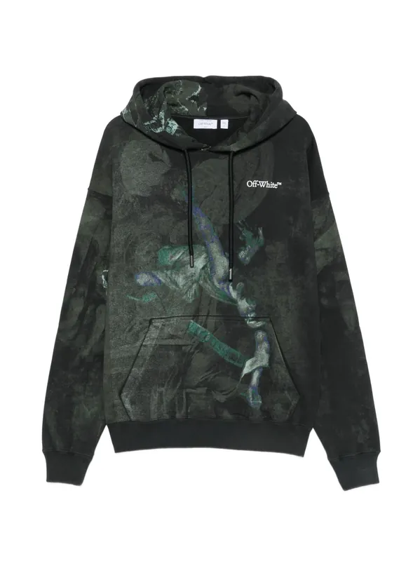 Dark Painting Skate Hoodie - Off-White