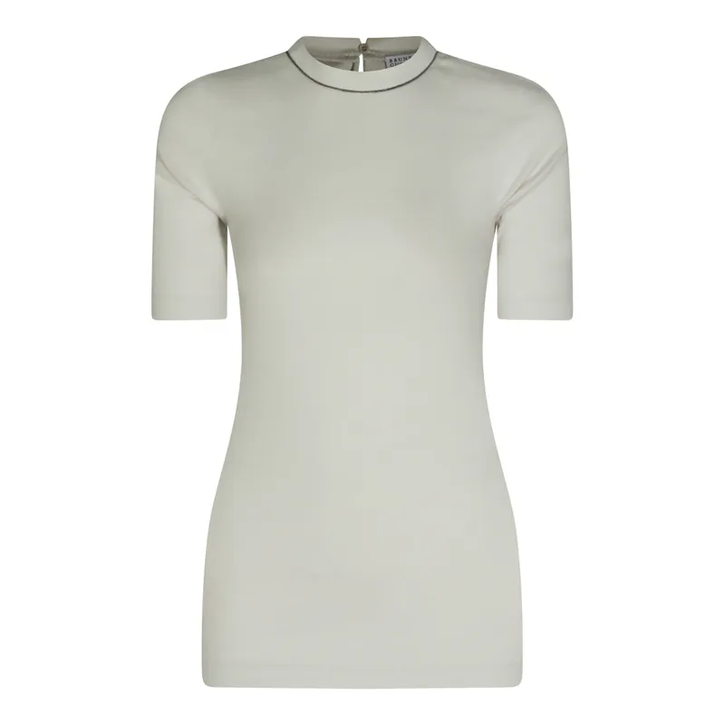 Sweaters White Snad - Brunello Cucinelli