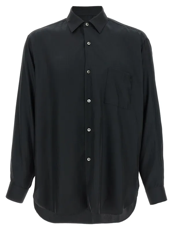 Twill Shirt Shirt And Blouse Black - Ssstein