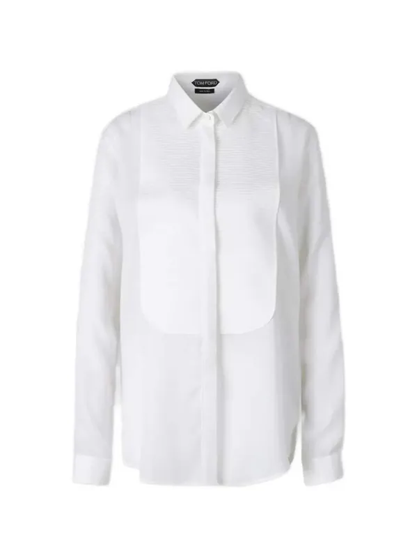 Pleated Bib Shirt - Tom Ford
