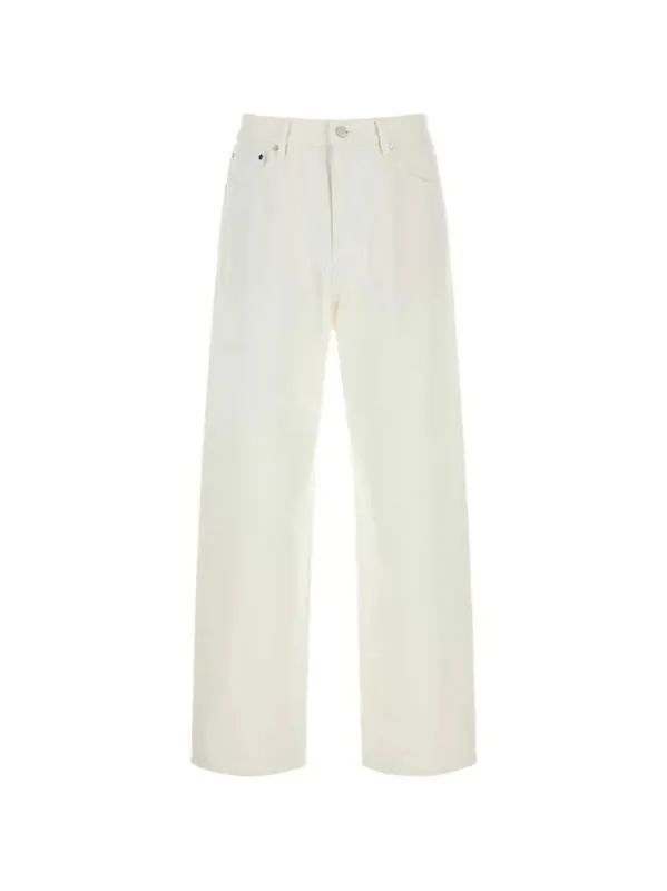 White Denim Jeans - Jil Sander