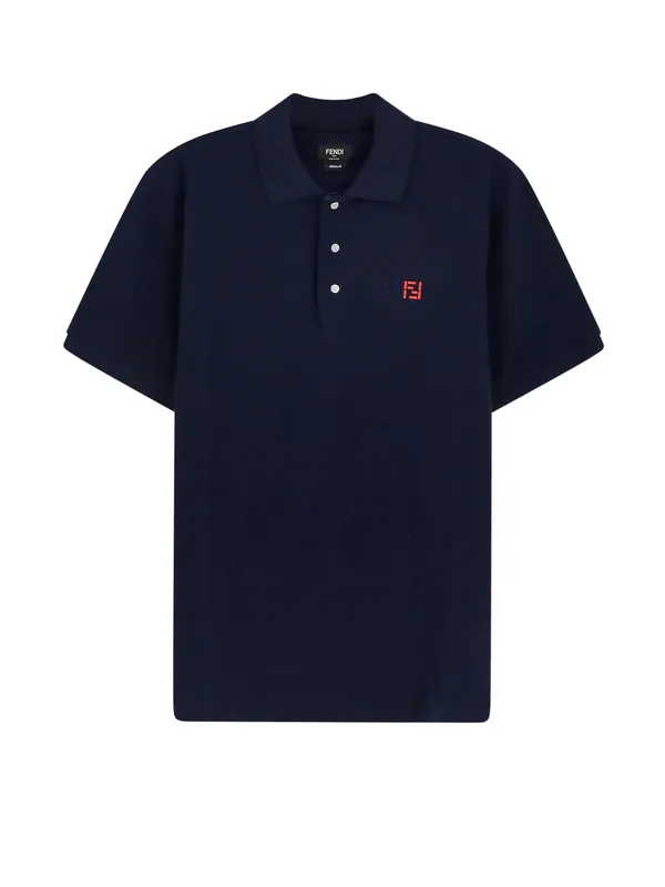Cotton Polo Shirt - Fendi
