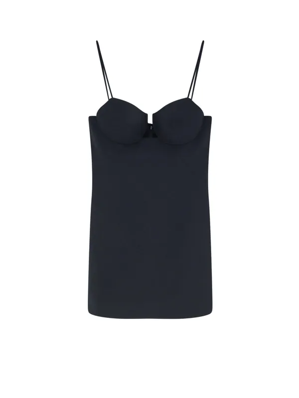 Cutaway Satin Mini Dress - Givenchy