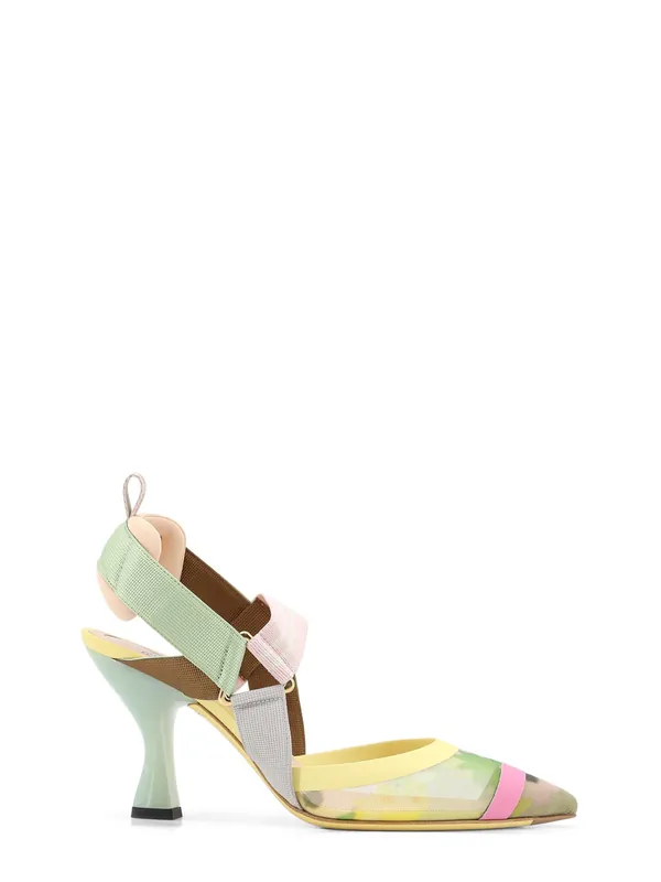 Colibri Multicolor Mesh Pumps - Fendi