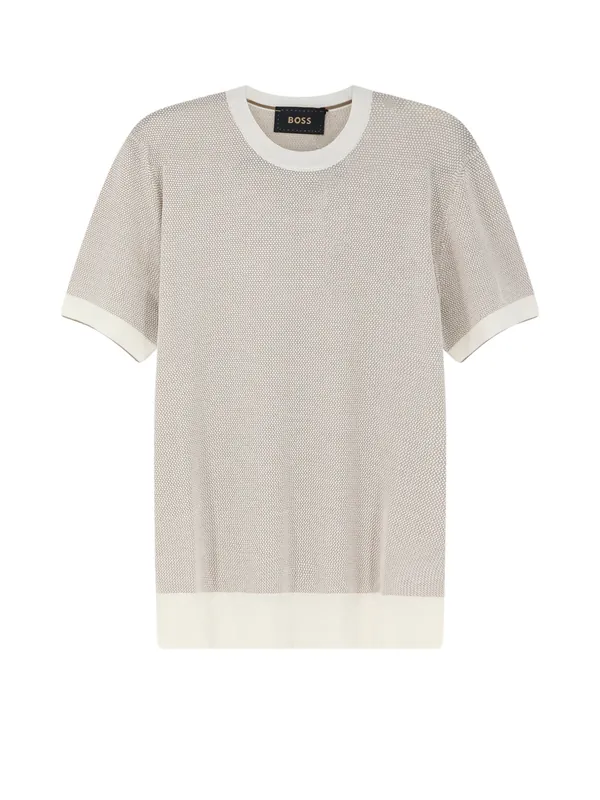 Necasio Silk And Cotton Sweater - Boss