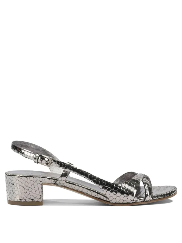 Sandals Silver - Del Carlo