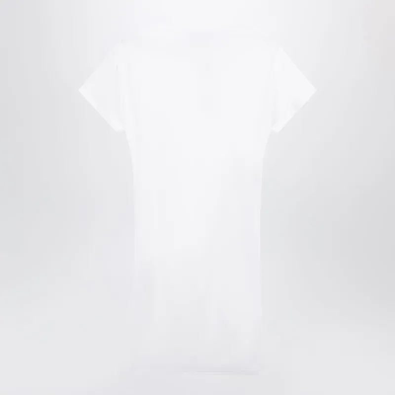 White Mistral Viscose Jersey Dress - Jacquemus