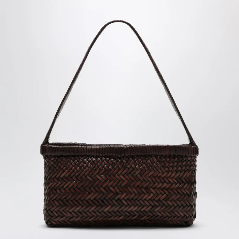 Dark Brown Canyon Leather Bag - Manebí