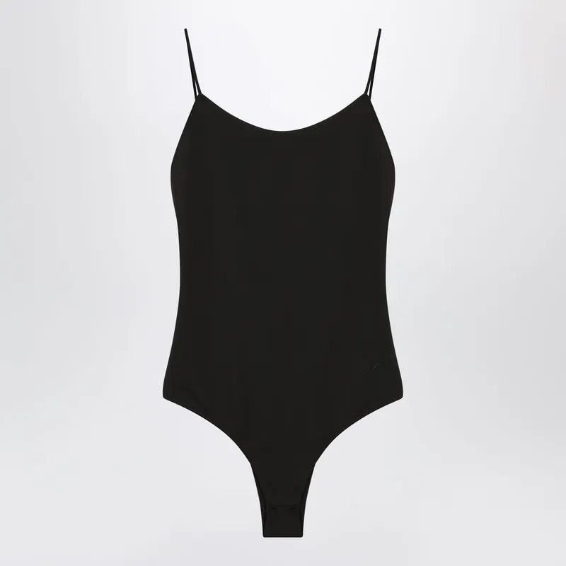 Black Cabana Swimsuit With Ruffles - Jacquemus