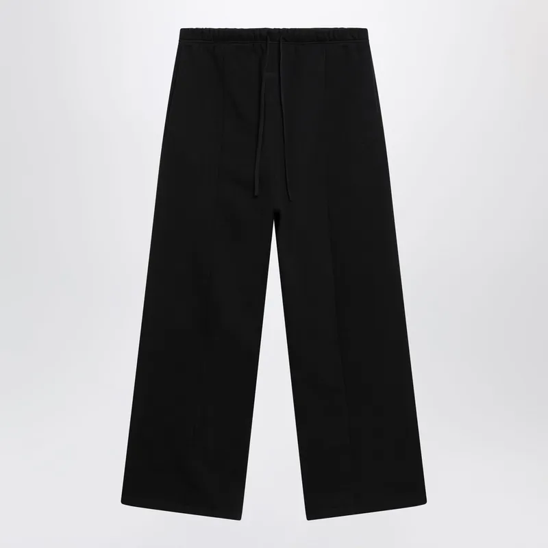Signature Lounge Sweatpants In Cotton Fleece, Black - Fear Of God Essentials