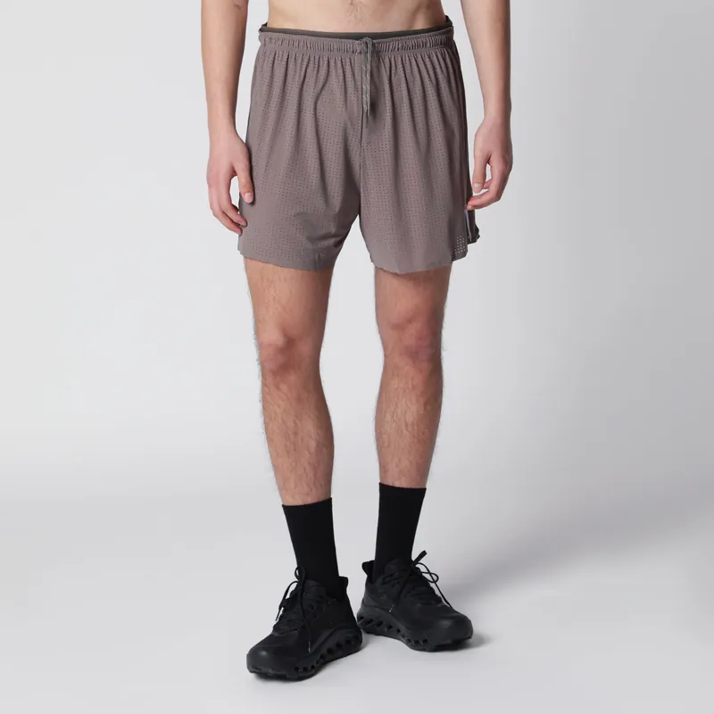 Taupe Space-O Shorts
