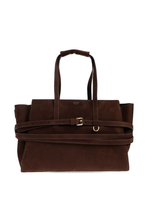 Tie Me Leather Handbag - Moschino