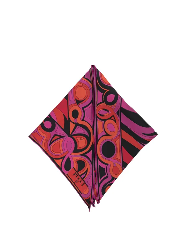 Mix Di Stampe Sciarpe & Foulard Fuchsia - Pucci