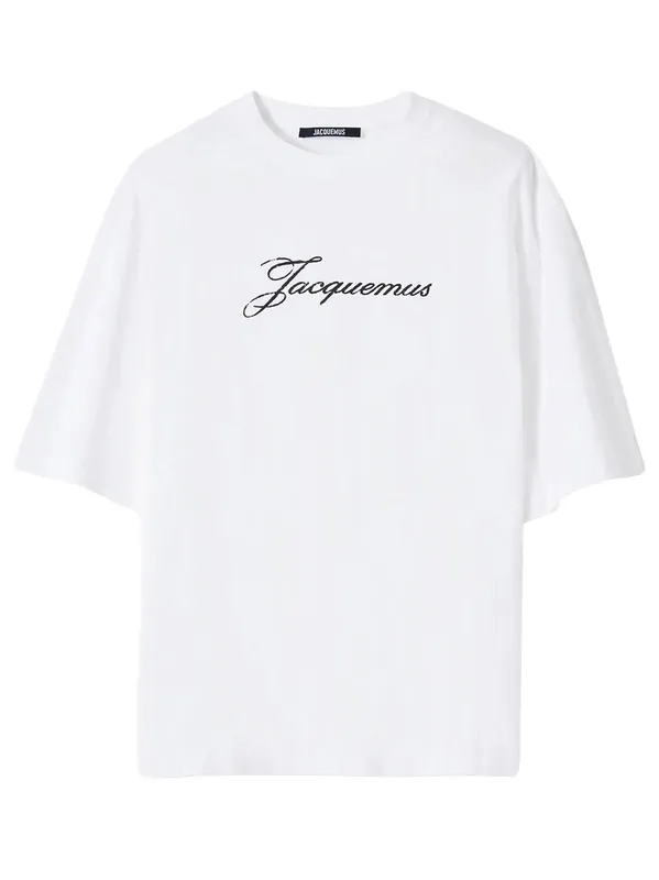 Le T-Shirt Jacquemus In Cotton Blend With Logo Print