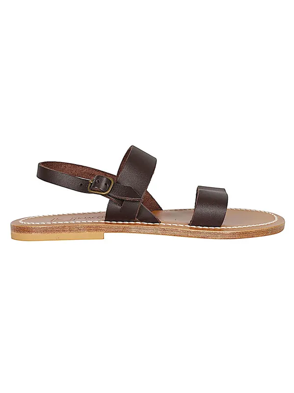 Barigoule Leather Sandals - K Jacques St Tropez