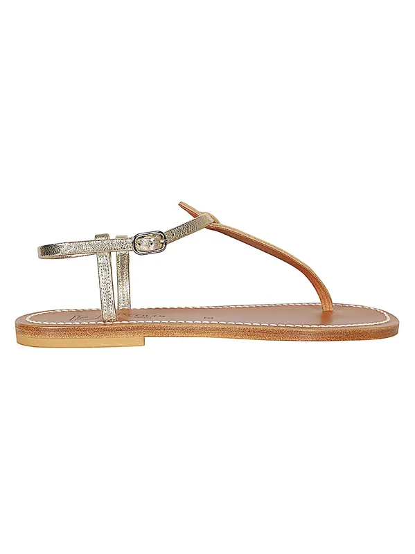Picon Leather Thong Sandals - K Jacques St Tropez