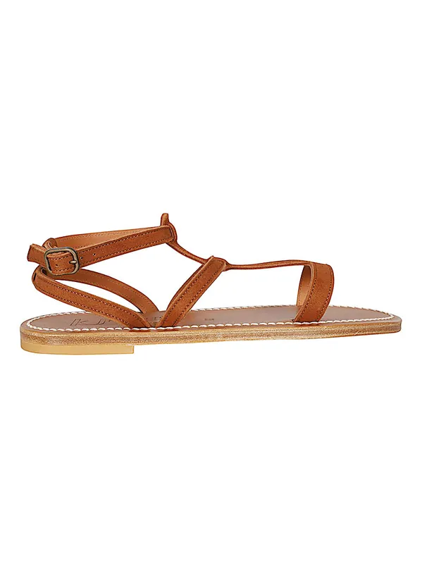 Arelate Leather Sandals - K Jacques St Tropez