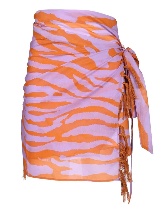Animalier Pareo Skirts Multicolor - The Attico