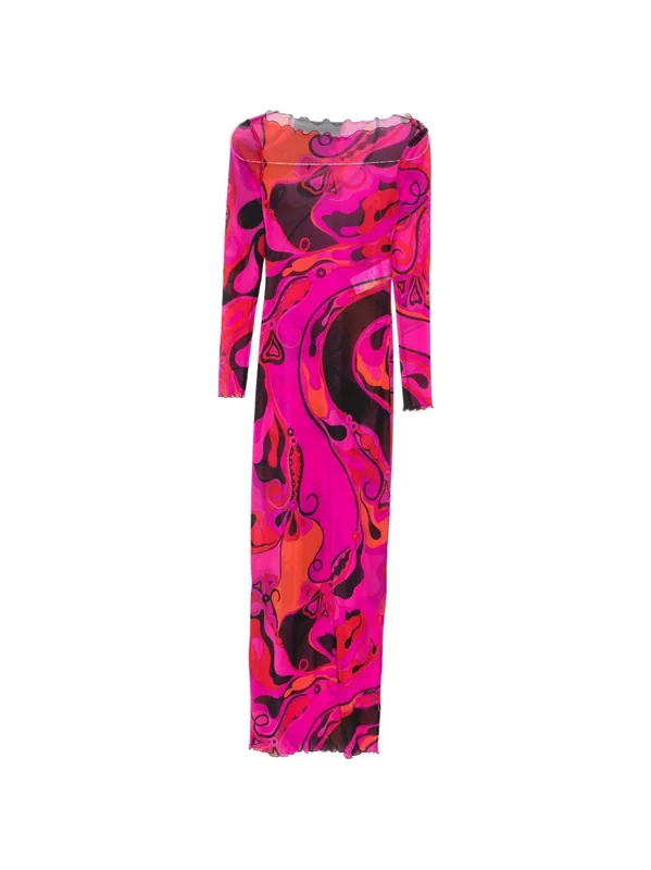 Printed Long Dress - Pucci