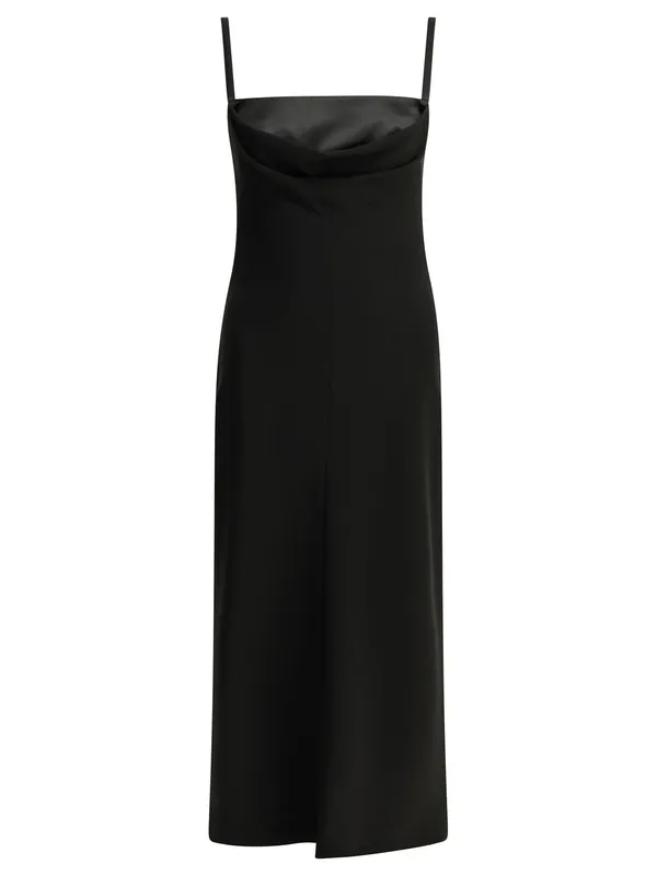 Sheath Midi Dress Dresses Black - Max Mara Pianoforte