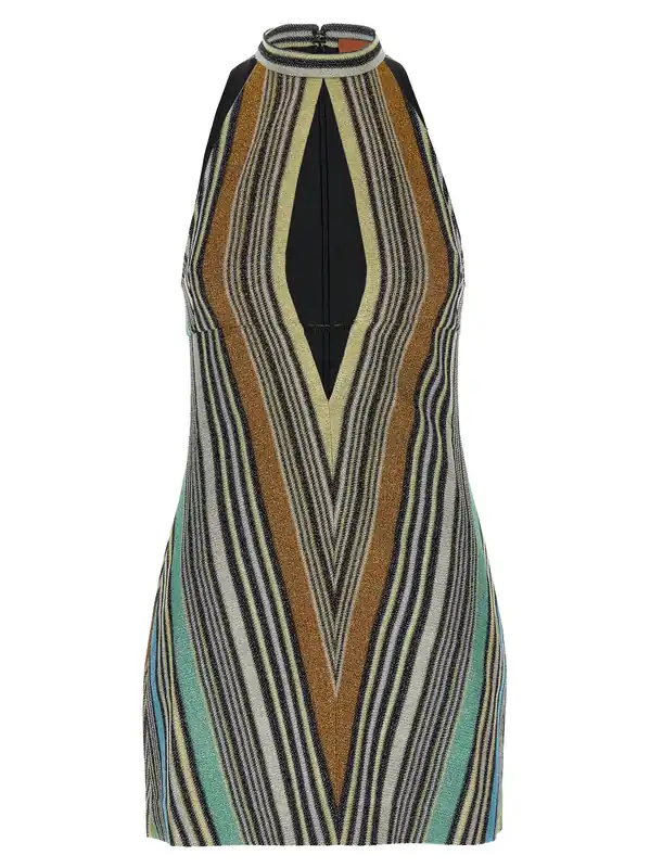 Lamé Viscose Dress Dresses Multicolor - Missoni