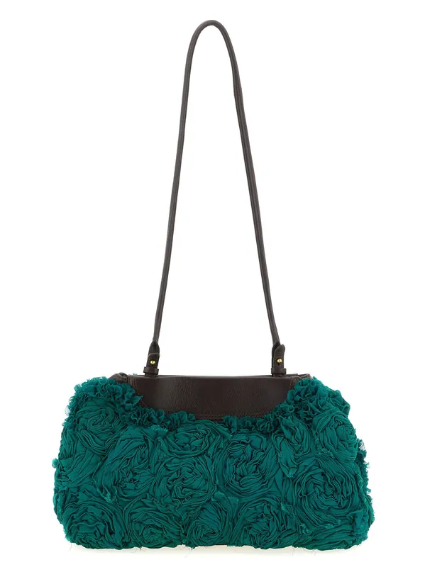 Rose Clutch Green - Dries Van Noten