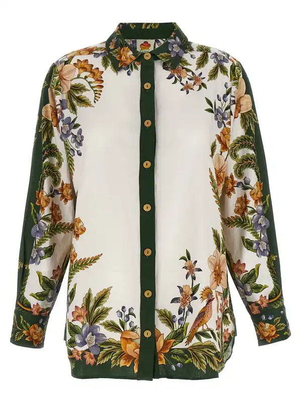 Sand Nature Shirt And Blouse Multicolor - Farm Rio