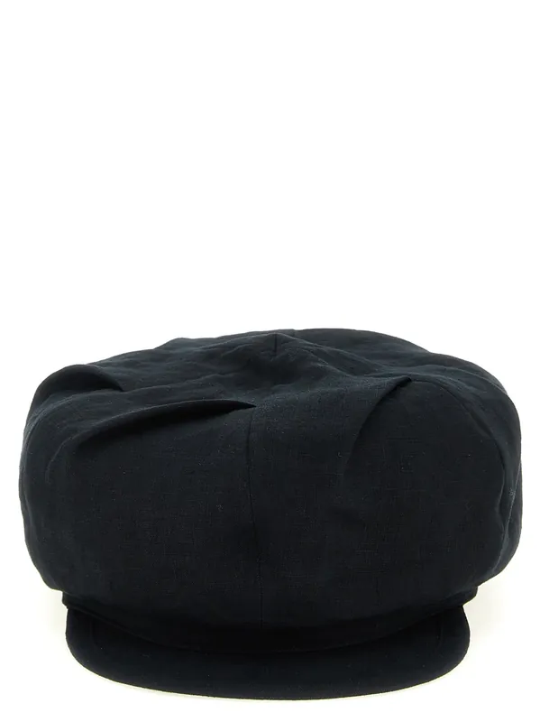 Tuck Casquette Hats Black - Yohji Yamamoto