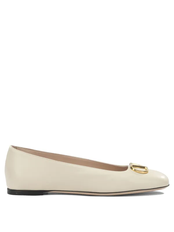 Vlogo Ballerinas White - Valentino Garavani