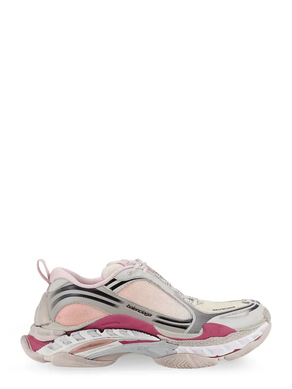 Triple S.2 Gandient Sneakers In Mesh And Nylon With Used Effect - Balenciaga