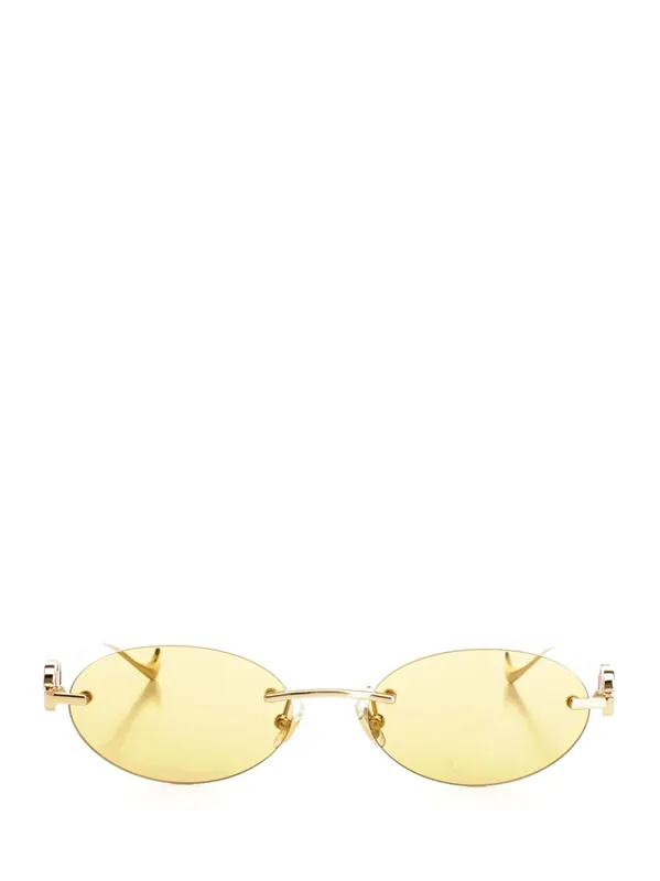 Geometric Metal Glasses Gold - Valentino Garavani