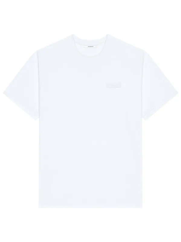 Givenchy Paris Gros Grain Cotton T-Shirt