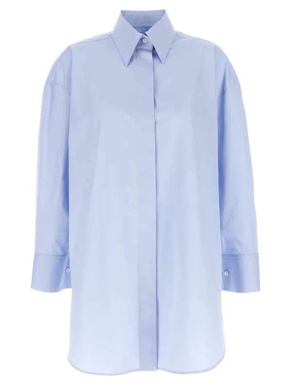 Asymmetric Shirt Shirt And Blouse Light Blue - Givenchy