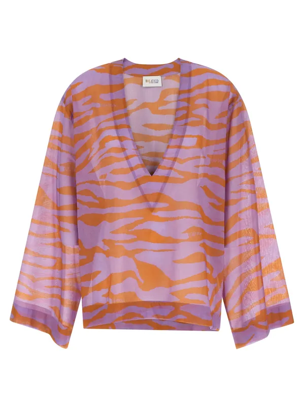 Il Primo Bagno Shirt And Blouse Purple - The Attico