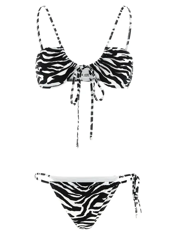Il Primo Bagno Beachwear White/Black - The Attico