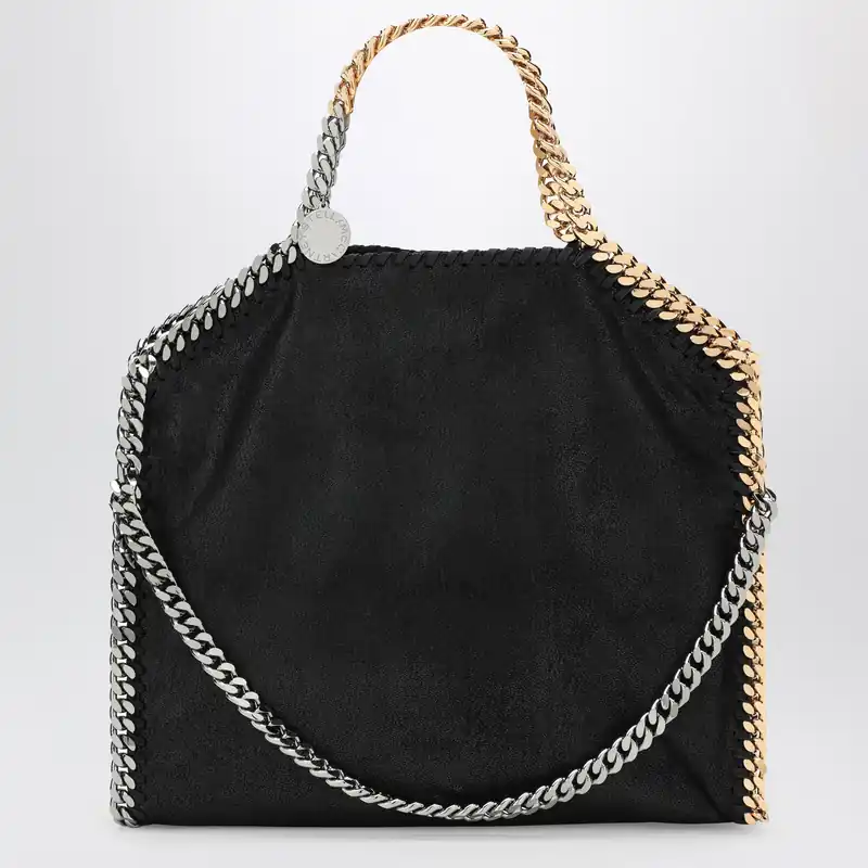 Foldable Falabella Black Bag - Stella McCartney