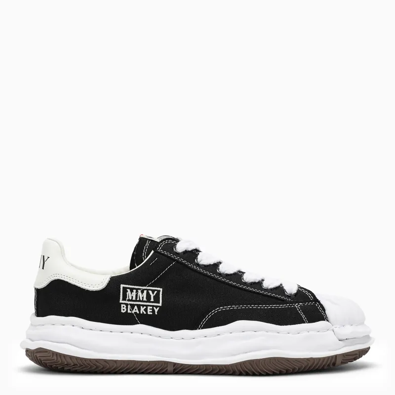 Black Blakey Low Canvas Sneakers - Maison Mihara Yasuhiro