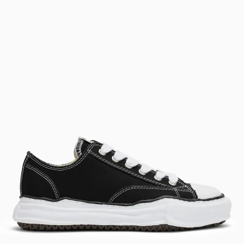 Black Peterson Low Sneakers In Canvas - Maison Mihara Yasuhiro