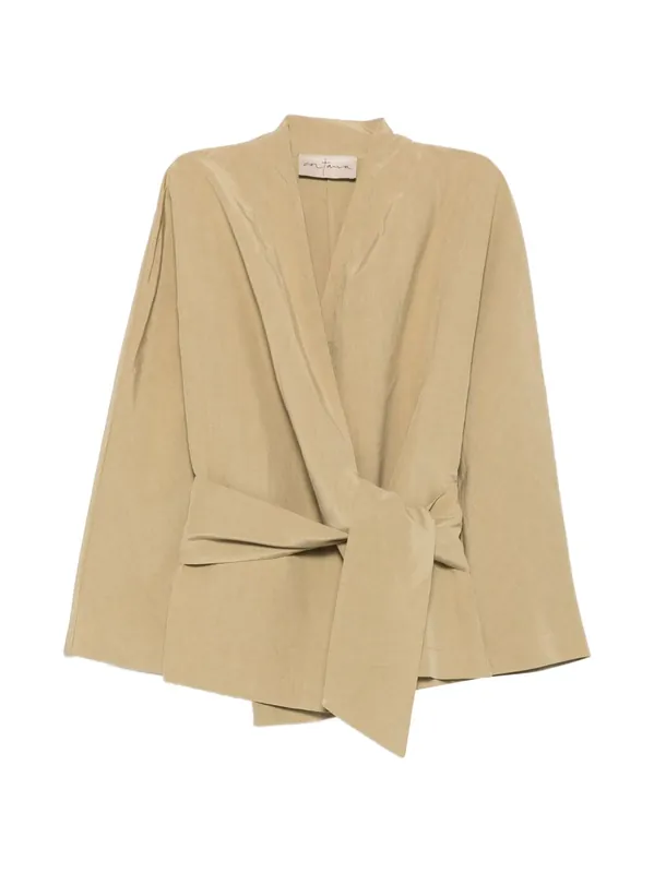 Simona Linen And Silk Jacket - Cortana