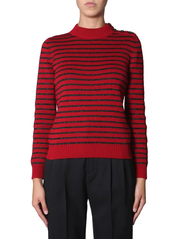 Crew Neck Sweater - Saint Laurent
