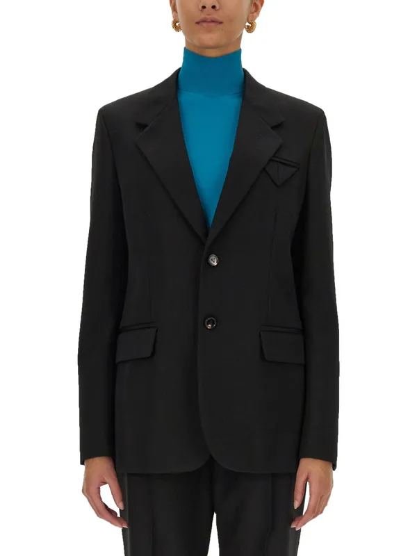 Giacca Monopetto In Lana - Bottega Veneta