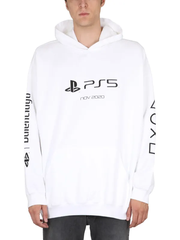 Felpa Con Logo "Ps5" - Balenciaga