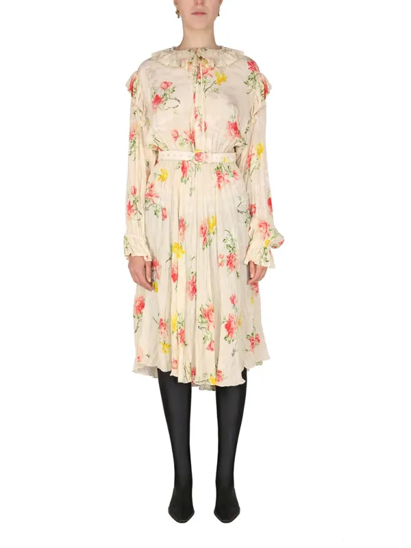 Abito Floral - Balenciaga