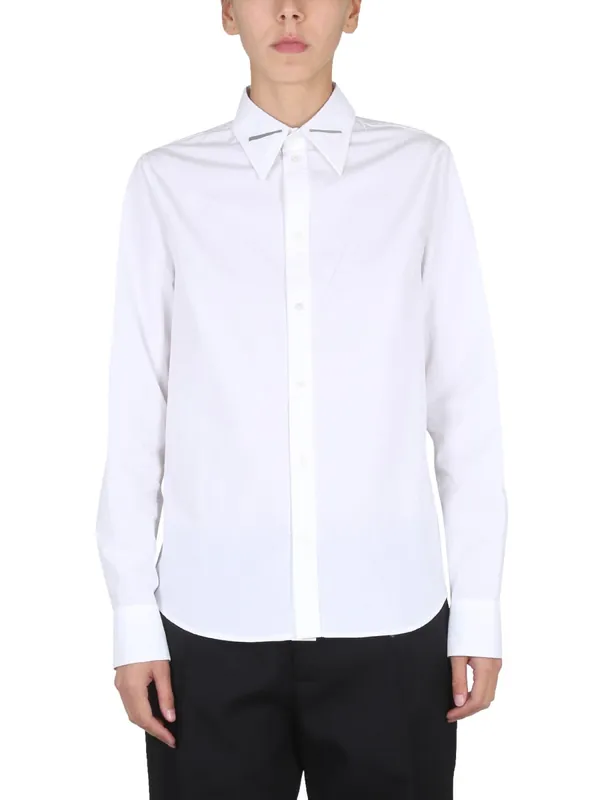 Camicia Con Colletto A Punta - Bottega Veneta