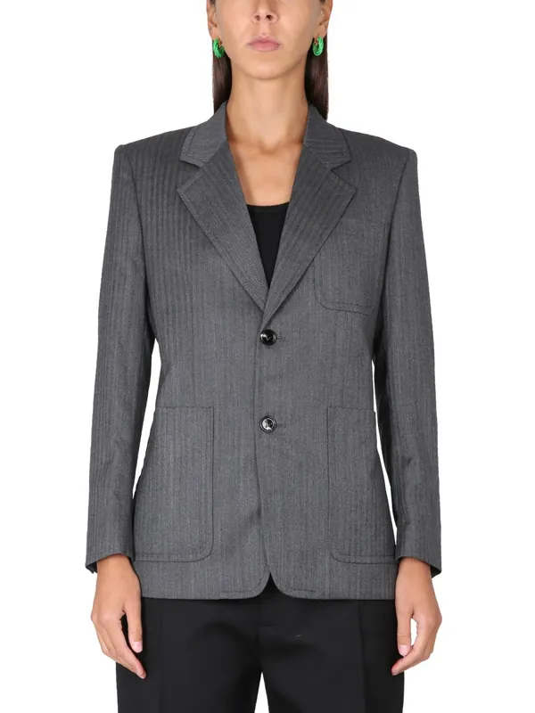 Chevron Pattern Jacket - Bottega Veneta