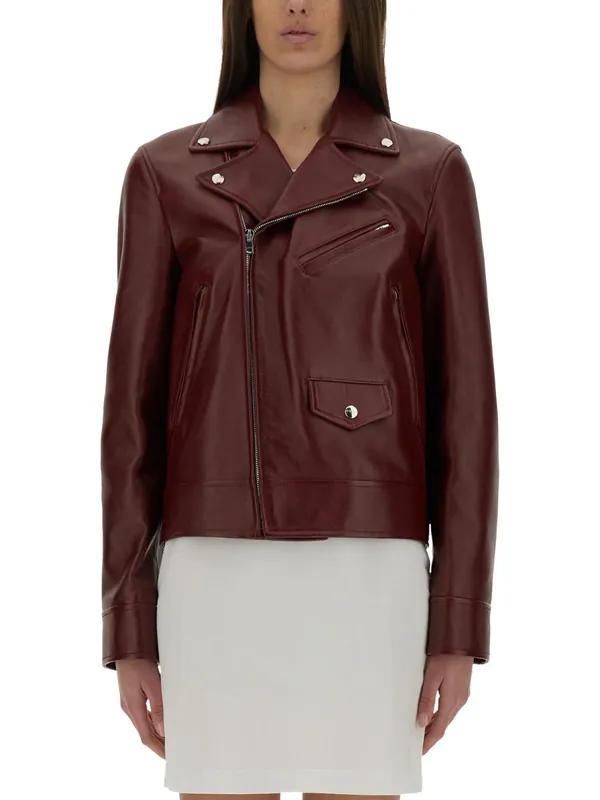 Leather Biker Jacket - Gucci