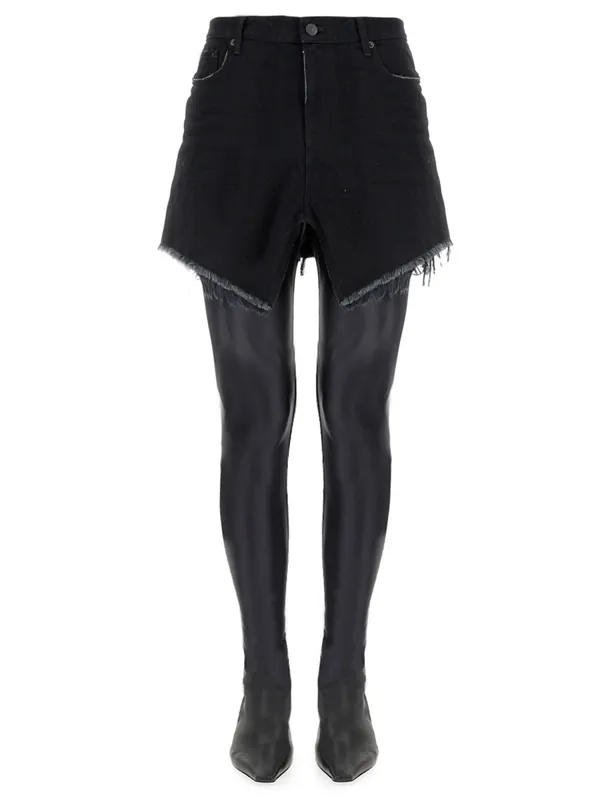 Mini Cut-Up Skirt
